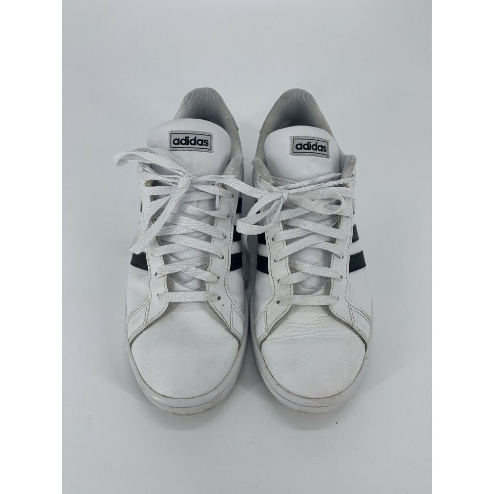 Men's adidas Grand Court Low Top Sneakers White Black Size‎ 11.5 F36392
